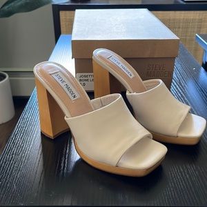 NWT STEVE MADDEN CLOG HEELS